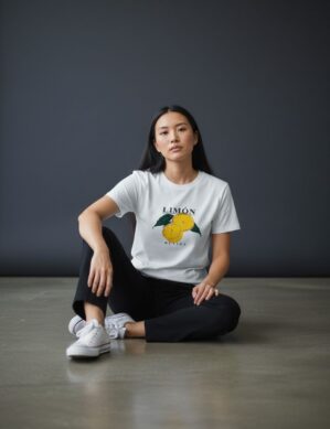 Polo Estampado Limón
