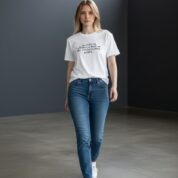 ESTAMPADO ME LEVANTO COLOR BLANCO