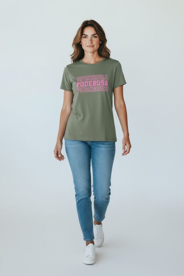 ESTAMPADO PODEROSA COLOR FRESCO OLIVO