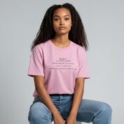 ESTAMPADO YO SOY COLOR ROSADO