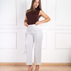 JOGGERS AMPLIOS COLOR BLANCO PERLA